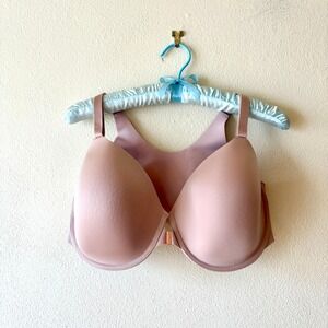 Soma Vanishing 360 Perfect Coverage Front Close Bra 36DDD Adobe Rose Gold Pink